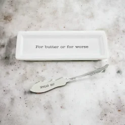 Butter Dish Set by Mud Pie