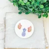 Butterfly Signature Enamel Stud Earrings