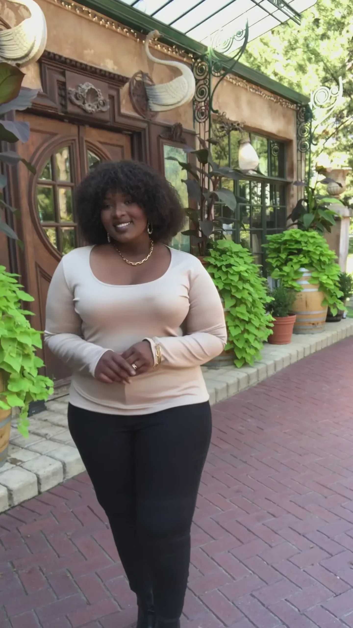 Can You Believe It Basic Long Sleeve Top In Sand