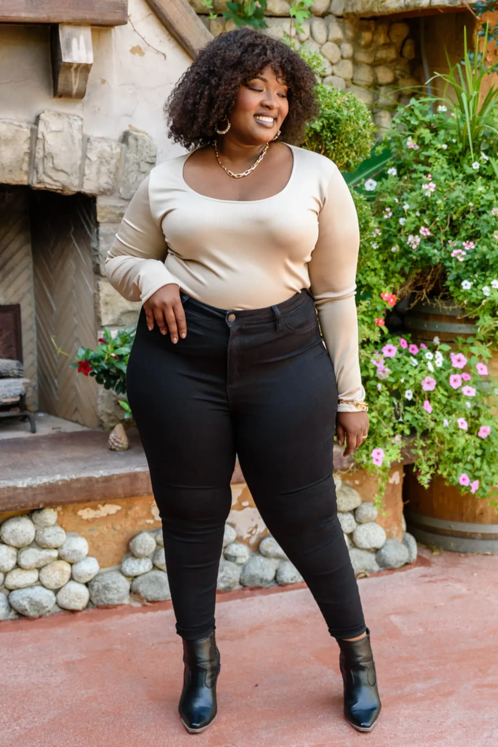 Can You Believe It Basic Long Sleeve Top In Sand