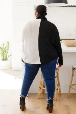 Can't Touch This Sparkle Color Blocked Sweater