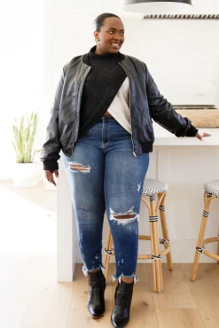 Can't Touch This Sparkle Color Blocked Sweater