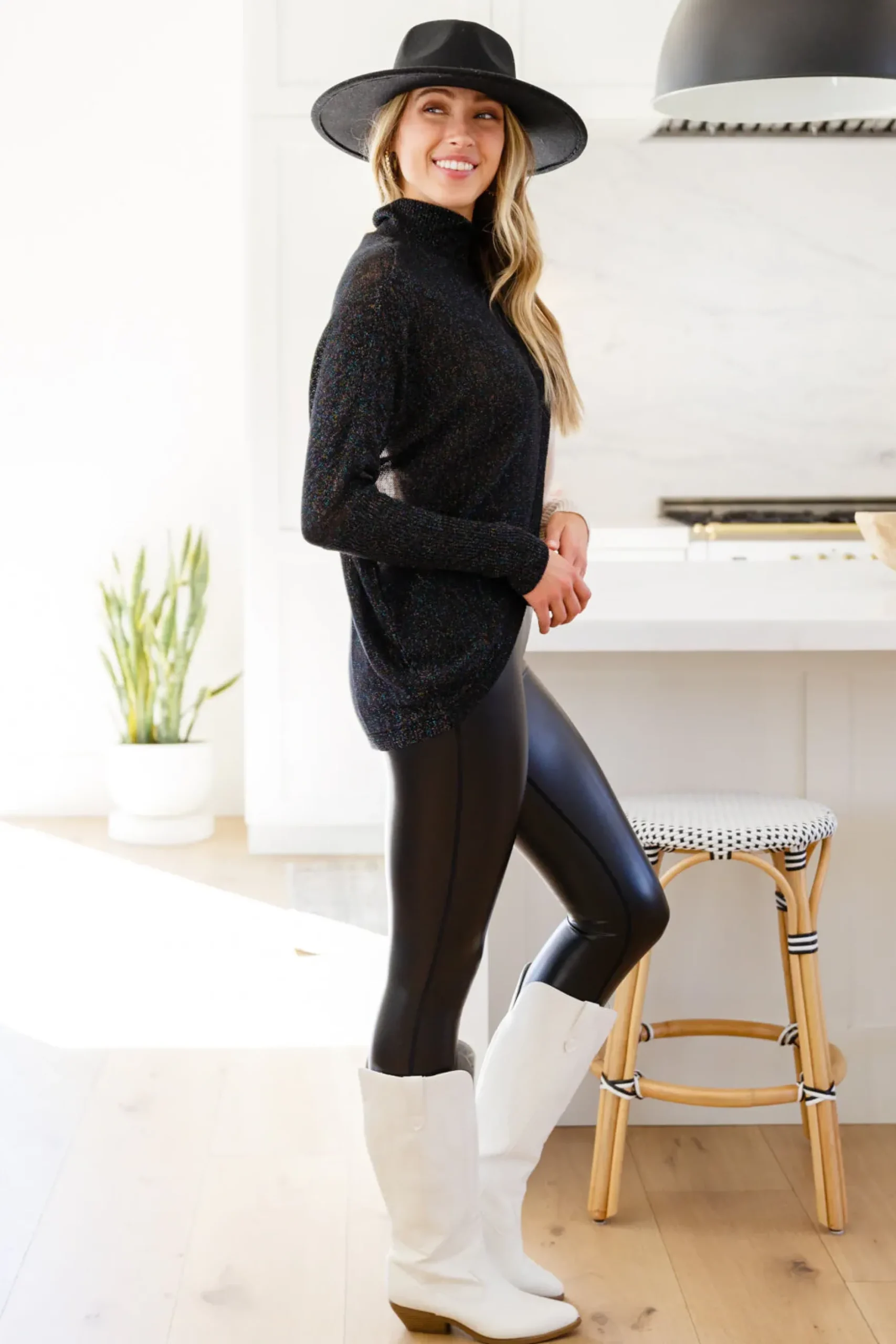 Can't Touch This Sparkle Color Blocked Sweater