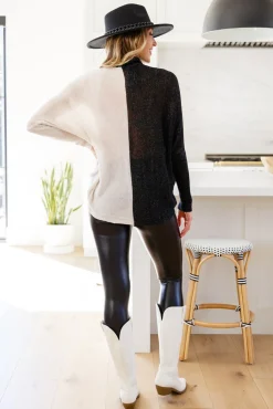 Can't Touch This Sparkle Color Blocked Sweater