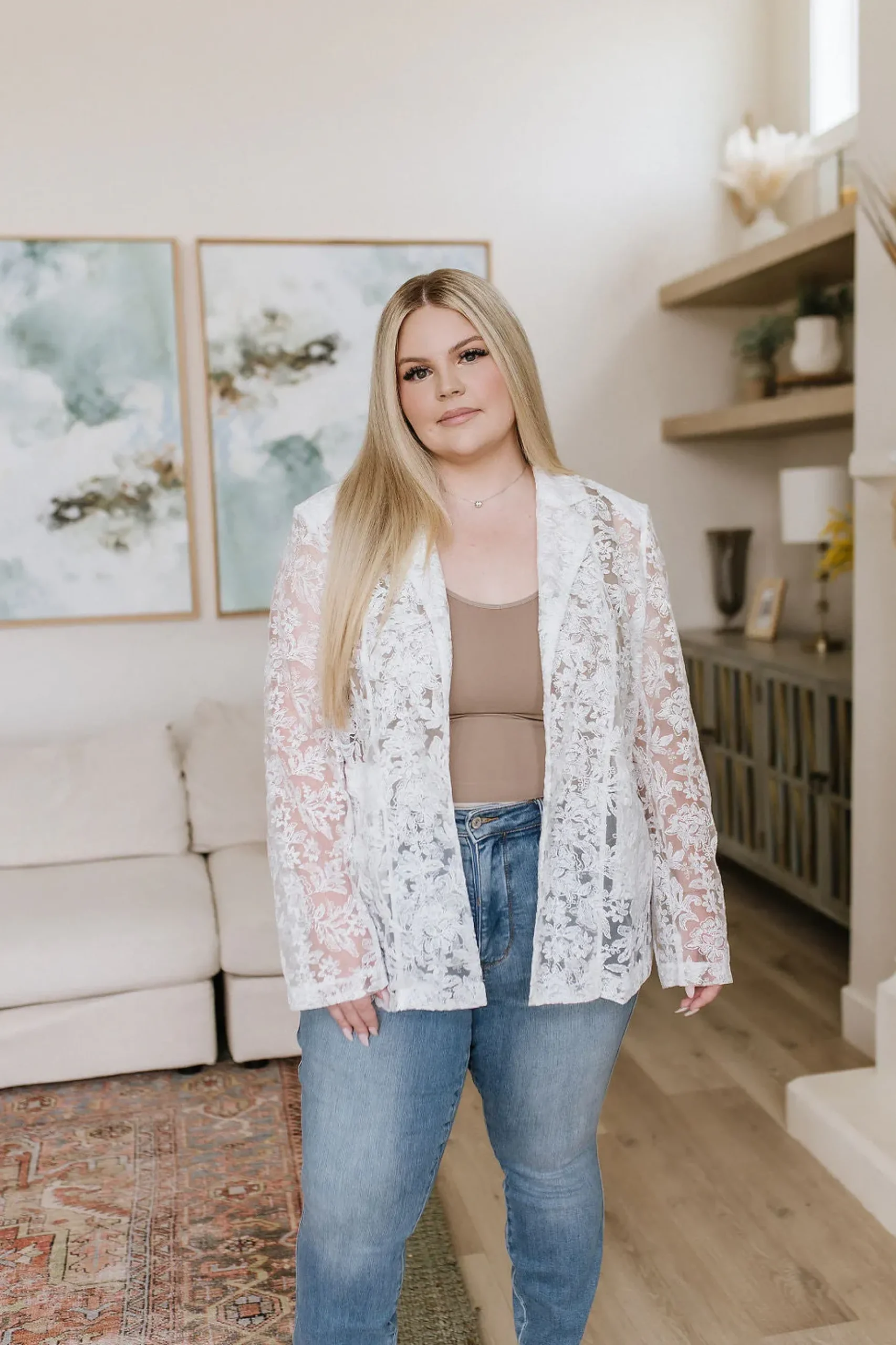 Carefree Seamless Reversible Midi Tank in Light Mocha