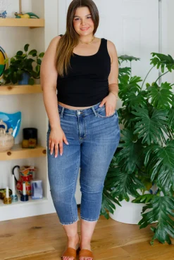 Carefree Seamless Reversible Midi Tank in Black