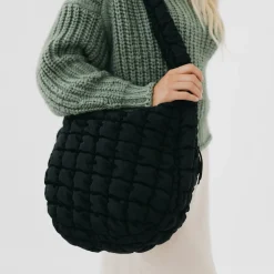 Carmen Quilted Hobo Tote Bag by Pretty Simple