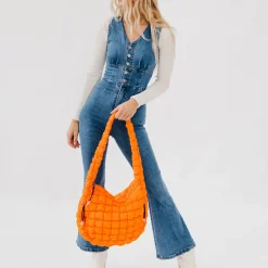 Carmen Quilted Hobo Tote Bag by Pretty Simple