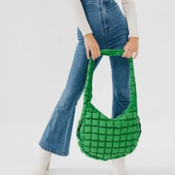 Carmen Quilted Hobo Tote Bag by Pretty Simple