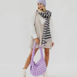 Carmen Quilted Hobo Tote Bag by Pretty Simple