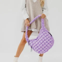 Carmen Quilted Hobo Tote Bag by Pretty Simple