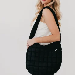 Carmen Quilted Hobo Tote Bag by Pretty Simple