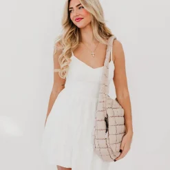 Carmen Quilted Hobo Tote Bag by Pretty Simple