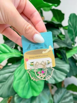 Cat Lover Pearl Dangle Earrings