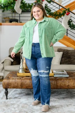 Christine High Contrast Slim Bootcut Destroyed Jeans by Judy Blue