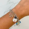 Christmas Enamel Charm Toggle Bracelet