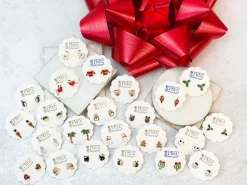 Christmas Hat Penguin Signature Enamel Studs