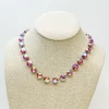 Chunky Glass Stone Necklace - Multi