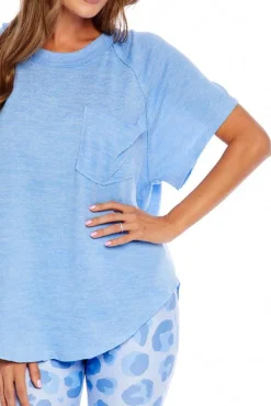 Claremont Tee by Mud Pie - Blue