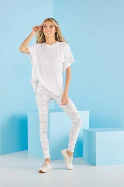 Claremont Tee by Mud Pie - White