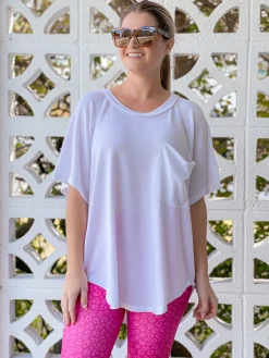 Claremont Tee by Mud Pie - White