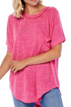 Claremont Tee by Mud Pie - Pink