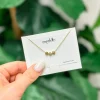 Classic Clover Trio Necklace - Gold