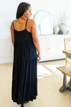 Classically Cool Tiered Maxi Dress