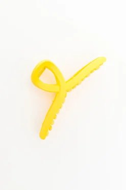 Claw Clip Set of 4 in Lemon