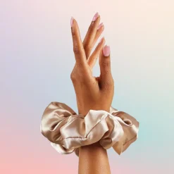 Cloud 9 Satin Pillow Scrunchie - Champagne