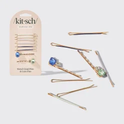 Cloud & Gem Bobby Pins 8pc Set - Garden Bouquet