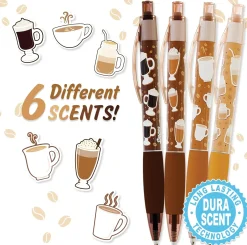 Coffee Scented Pens Set of 6