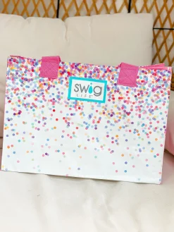 Confetti Laminated Tote Bag by Swig
