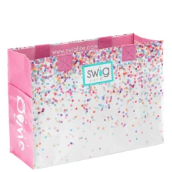 Confetti Laminated Tote Bag by Swig