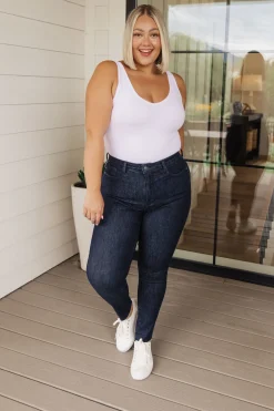 Constance High Rise Tummy Control Skinny Jeans by Judy Blue