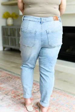 Cooper High Rise Vintage Denim Jogger by Judy Blue