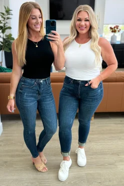 Cora High Rise Control Top Skinny Jeans by Judy Blue