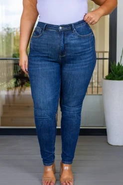 Cora High Rise Control Top Skinny Jeans by Judy Blue