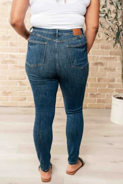 Cora High Rise Control Top Skinny Jeans by Judy Blue