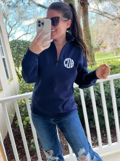 Custom Preppy Fitted Monogram Popover (Ships in 2-3 Weeks)