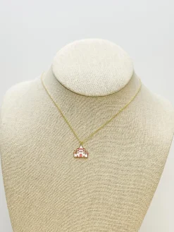 Cute Castle Pendant Necklace