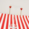 Dainty Heart Chain Drop Earrings