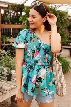 Day Trip Blouse in Emerald