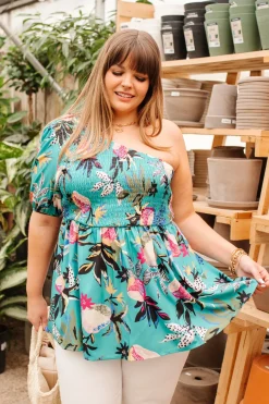 Day Trip Blouse in Emerald