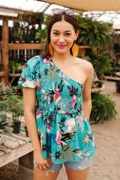 Day Trip Blouse in Emerald