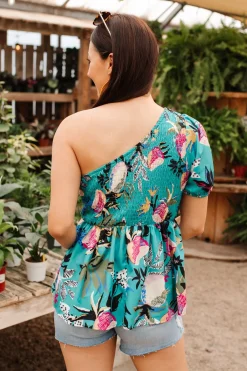 Day Trip Blouse in Emerald