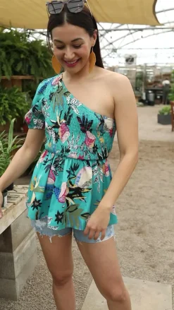 Day Trip Blouse in Emerald