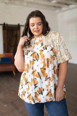 Daydreamer Mixed Floral Top