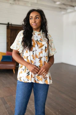 Daydreamer Mixed Floral Top