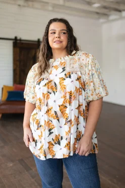 Daydreamer Mixed Floral Top